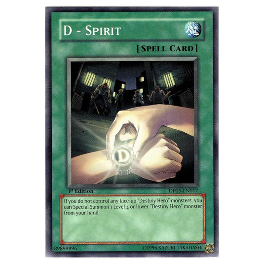 Yu-Gi-Oh! - Duelist Pack - Aster Phoenix - D - Spirit (Common) DP05-EN017