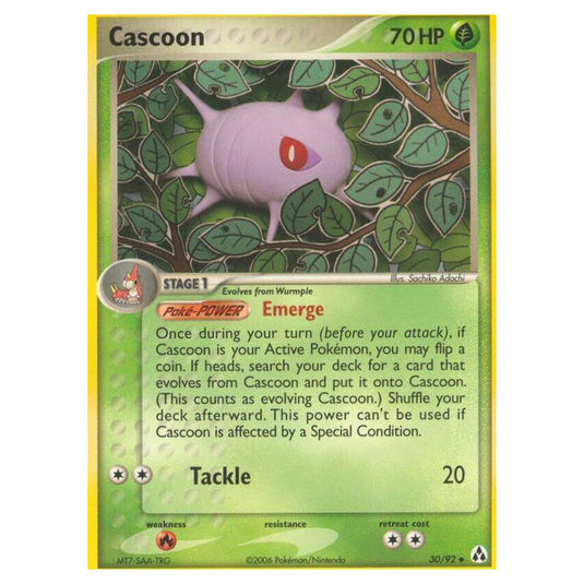 Pokemon - EX Legend Maker - Cascoon - 30/92