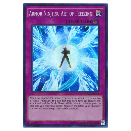 Yu-Gi-Oh! - OTS Tournament Pack 2 - Armor Ninjitsu Art of Freezing (Super Rare) OP02-EN012