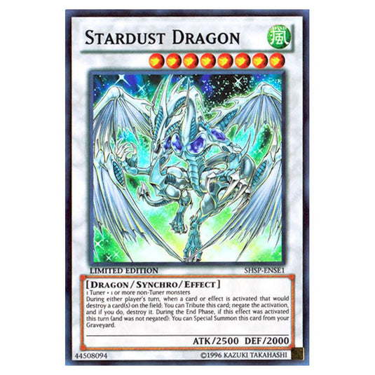 Yu-Gi-Oh! - Shadow Specters - Special Edition - Stardust Dragon (Super Rare) SHSP-ENSE1