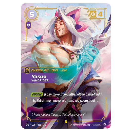 Riftbound: League of Legends TCG - Spiritforged - Yasuo - Windrider - 235s/221