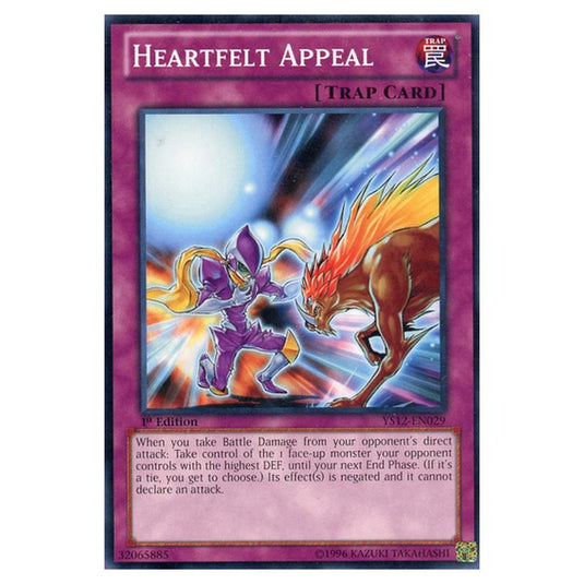 Yu-Gi-Oh! - Starter Deck - Xyz Symphony - Heartfelt Appeal (Common) YS12-EN029