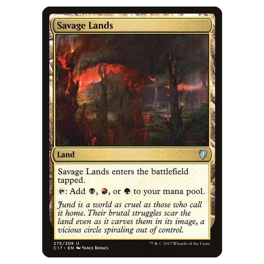 Magic The Gathering - Commander 2017 - Savage Lands - 275/309