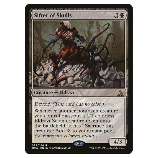 Magic the Gathering - Oath of the Gatewatch - Sifter of Skulls - 77/184