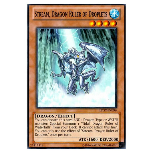 Yu-Gi-Oh! - Lord of the Tachyon Galaxy - Stream, Dragon Ruler of Droplets (Common) LTGY-EN096