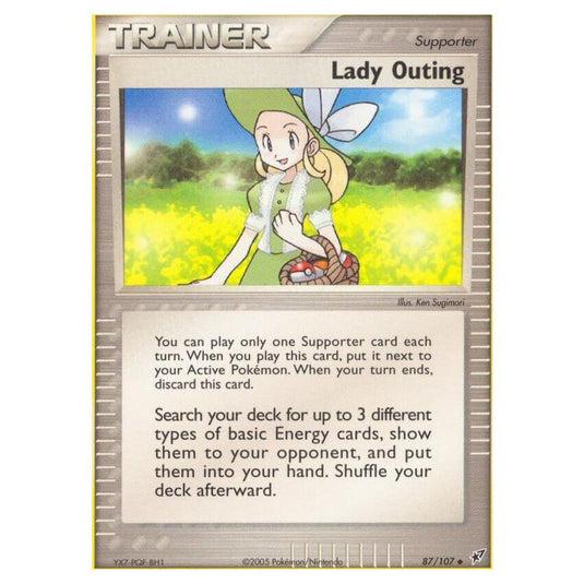 Pokemon - EX Deoxys - Lady Outing - 087/107