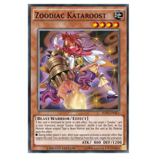 Yu-Gi-Oh! - Raging Tempest - Special Edition - Zoodiac Kataroost (Super Rare) RATE-ENSE3