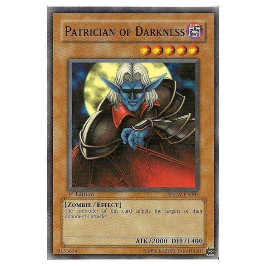 Yu-Gi-Oh! - Zombie World Structure Deck - Patrician of Darkness (Common) SDZW-EN005