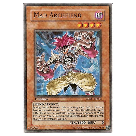 Yu-Gi-Oh! - Crossroads of Chaos - Mad Archfiend (Rare) CSOC-EN003