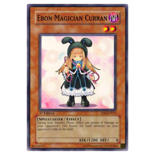 Yu-Gi-Oh! - Structure Deck - Spellcaster's Judgment - Ebon Magician Curran (Common) SD6-EN015