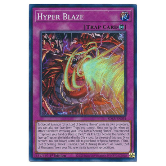 Yu-Gi-Oh! - Structure Deck - Sacred Beasts - Hyper Blaze (Super Rare) SDSA-EN034