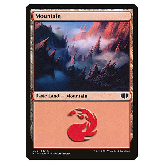Magic The Gathering - Commander 2014 - Mountain - 333