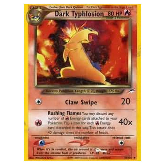 Pokemon - Neo Destiny - Dark Typhlosion - 010/105
