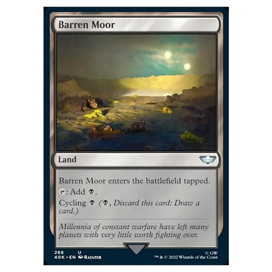 Magic The Gathering - Universes Beyond - Warhammer 40k - Barren Moor - 266/168