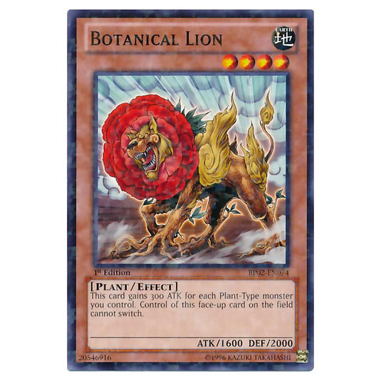 Yu-Gi-Oh! - Battle Pack 2 - War of the Giants - Botanical Lion (Mosaic Rare) BP02-EN074