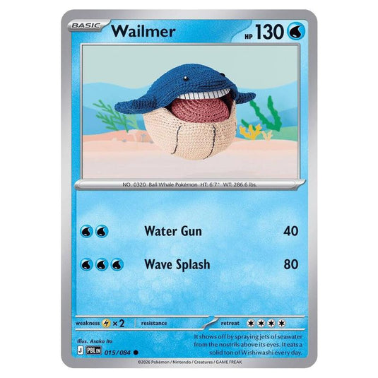 Pokemon - Mega Evolution - Pitch Black - Wailmer - 015/084