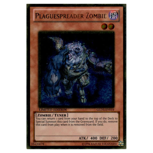 Yu-Gi-Oh! - Gold Series 3 - Plaguespreader Zombie (Gold Rare) GLD3-EN019