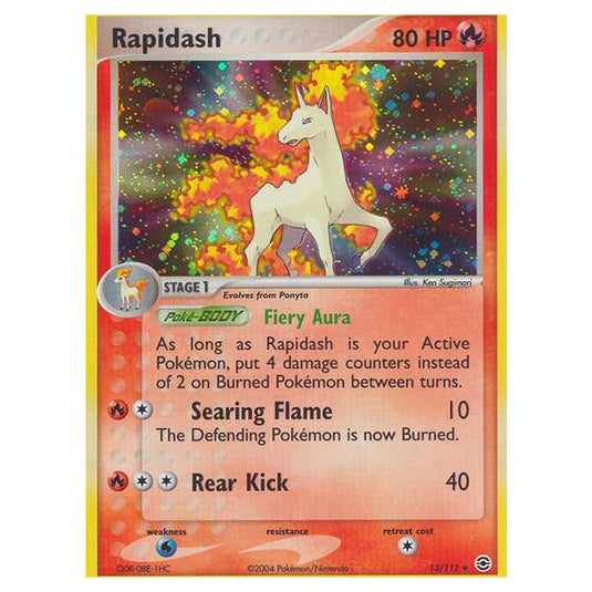 Pokemon - EX Series - FireRed & LeafGreen - Rapidash - 13/112