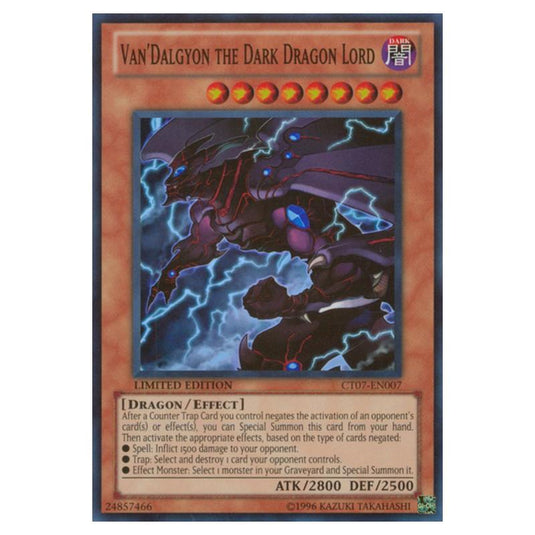 Yu-Gi-Oh! - Collectible Tins 2010 Wave 1 - Van'Dalgyon the Dark Dragon Lord (Super Rare) CT07-EN007