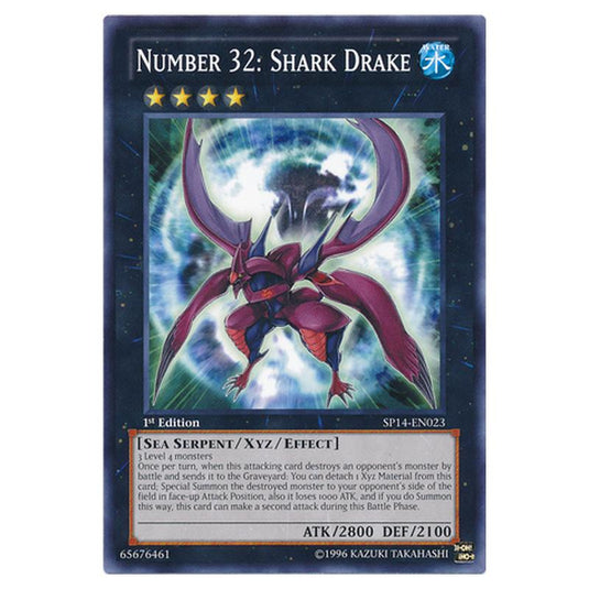 Yu-Gi-Oh! - Star Pack 2014 - Number 32: Shark Drake (Common) SP14-EN023