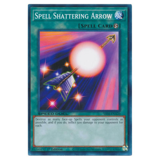 Yu-Gi-Oh! - Speed Duel Starter Decks - Match of the Millennium - Spell Shattering Arrow (Common) SS04-ENA20