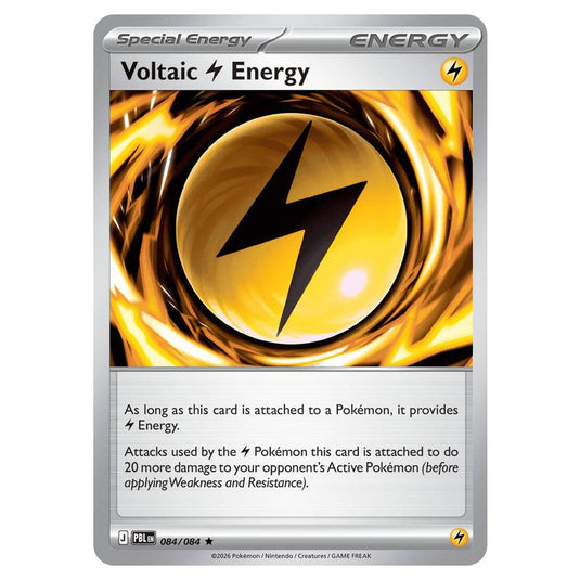 Pokemon - Mega Evolution - Pitch Black - Voltaic Lightning Energy - 084/084