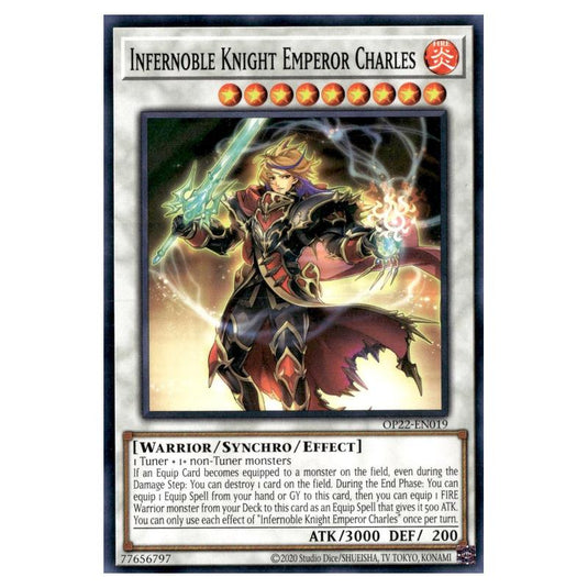 Yu-Gi-Oh! - OTS Tournament Pack 22 - Infernoble Knight Emperor Charles (Common) OP22-EN019