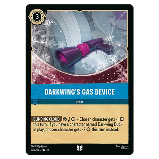 Lorcana - Winterspell - Darkwing's Gas Device (Uncommon) - 169/204
