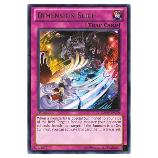 Yu-Gi-Oh! - Galactic Overlord - Dimension Slice (Rare) GAOV-EN076