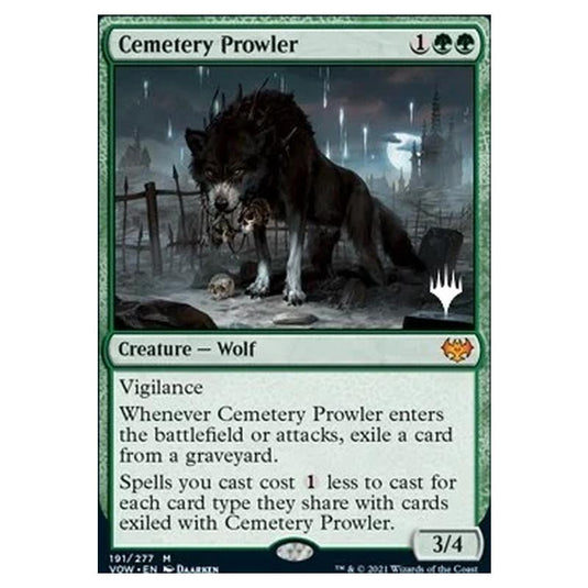 Magic The Gathering - Innistrad: Crimson Vow Promos - Cemetery Prowler - 191/277