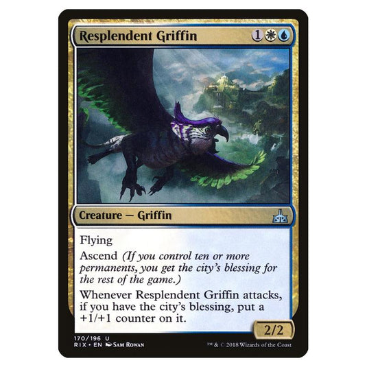 Magic The Gathering - Rivals Of Ixalan - Resplendent Griffin - 170/196 (Foil)