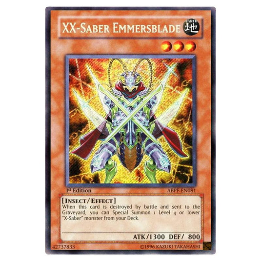 Yu-Gi-Oh! - Absolute Powerforce - XX-Saber Emmersblade (Secret Rare) ABPF-EN081