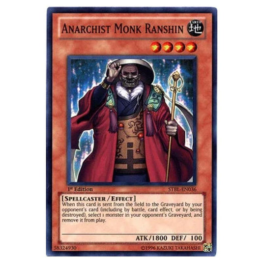 Yu-Gi-Oh! - Starstrike Blast - Anarchist Monk Ranshin (Super Rare) - STBL-EN036