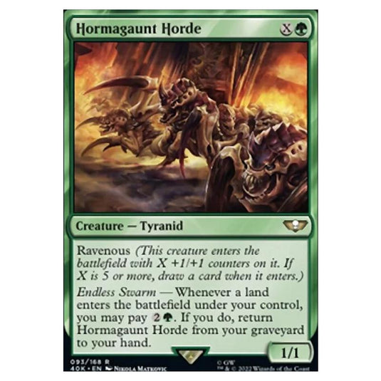 Magic The Gathering - Universes Beyond - Warhammer 40k - Hormagaunt Horde - 093/168