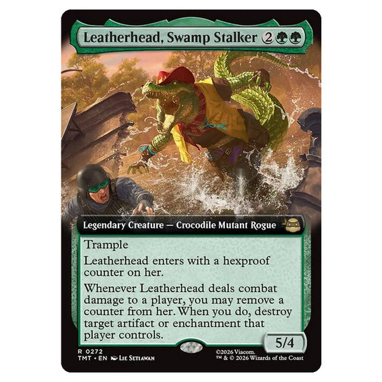 Magic The Gathering - Teenage Mutant Ninja Turtles - Leatherhead, Swamp Stalker - 0272