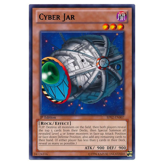 Yu-Gi-Oh! - Battle Pack 2 - War of the Giants - Cyber Jar (Rare) BP02-EN007