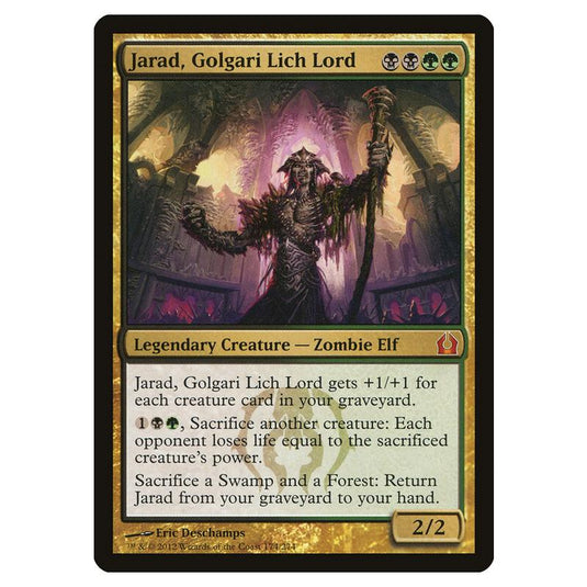 Magic The Gathering - Return To Ravnica - Jarad, Golgari Lich Lord - 174/274