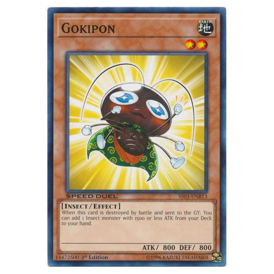 Yu-Gi-Oh! - Speed Duel Starter Decks - Ultimate Predators - Gokipon (Common) SS03-ENB13
