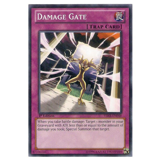 Yu-Gi-Oh! - Starter Deck - Kaiba Reloaded - Damage Gate (Common) YSKR-EN048