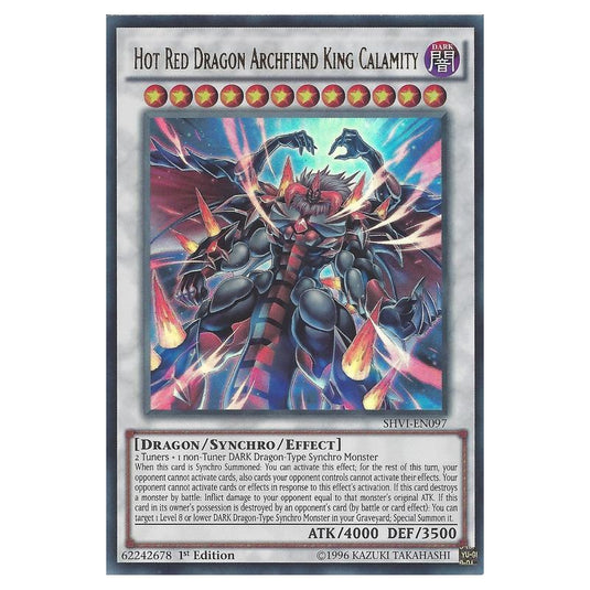Yu-Gi-Oh! - Shining Victories - Hot Red Dragon Archfiend King Calamity (Ultra Rare) SHVI-EN097