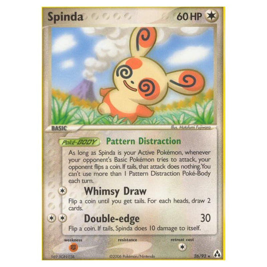 Pokemon - EX Legend Maker - Spinda - 26/92