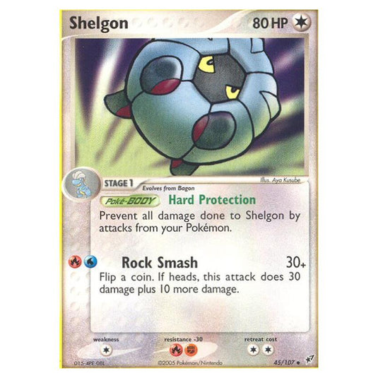 Pokemon - EX Deoxys - Shelgon - 045/107