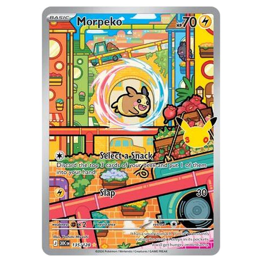Pokemon - 30th Celebration - Morpeko - 135/128