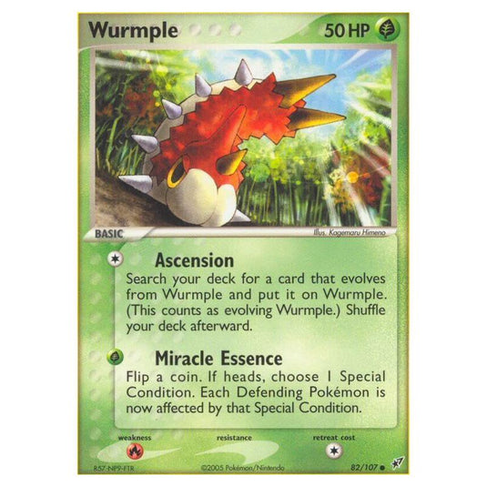Pokemon - EX Deoxys - Wurmple - 082/107