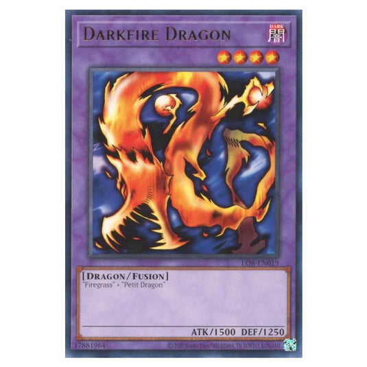 Yu-Gi-Oh! - Legend of Blue Eyes White Dragon (25th Anniversary Edition) - Darkfire Dragon (Rare) - LOB25-EN019