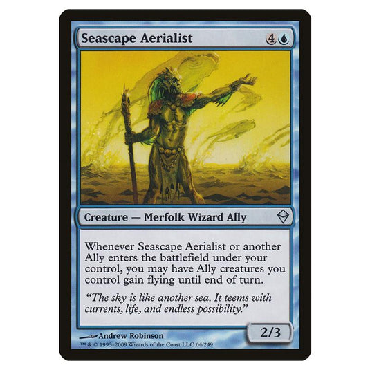 Magic The Gathering - Zendikar - Seascape Aerialist - 64/249 (Foil)