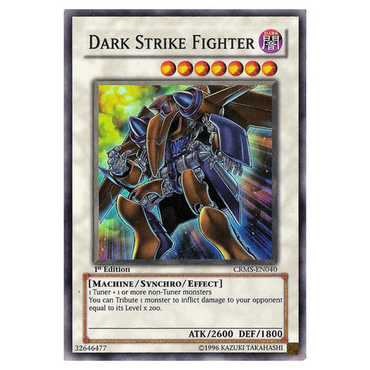 Yu-Gi-Oh! - Crimson Crisis - Dark Strike Fighter (Super Rare) CRMS-EN040