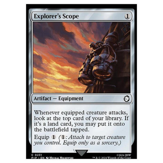 Magic The Gathering - Universes Beyond - Fallout - Explorer's Scope - 0231