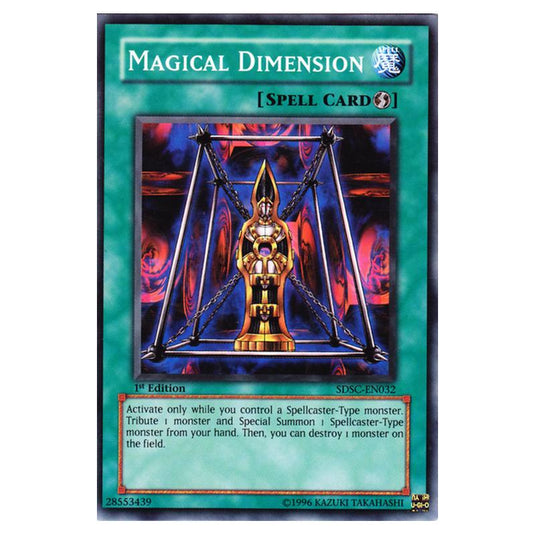 Yu-Gi-Oh! - Spellcaster's Command Structure Deck - Magical Dimension (Common) SDSC-EN032