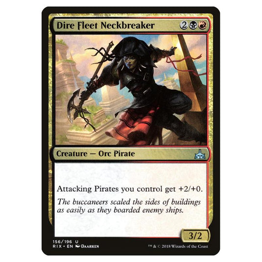 Magic The Gathering - Rivals Of Ixalan - Dire Fleet Neckbreaker - 156/196